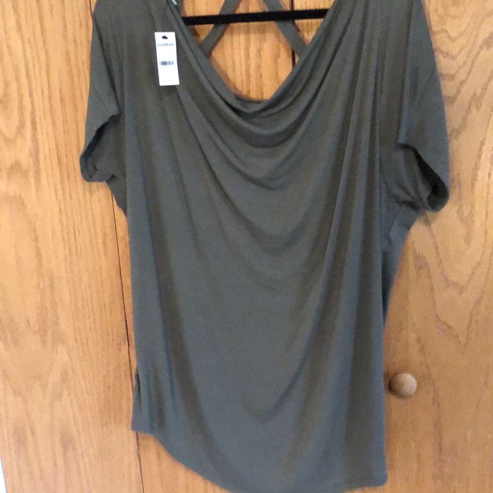 Express  Olive Green Women's Top size  small